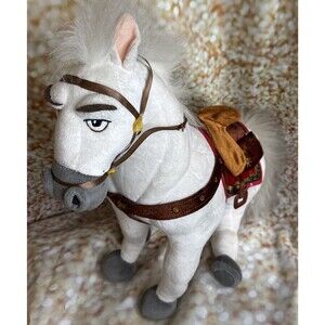 Disney Store Tangled Rapunzel Horse Maximus 15" Plush Stuffed Animal
